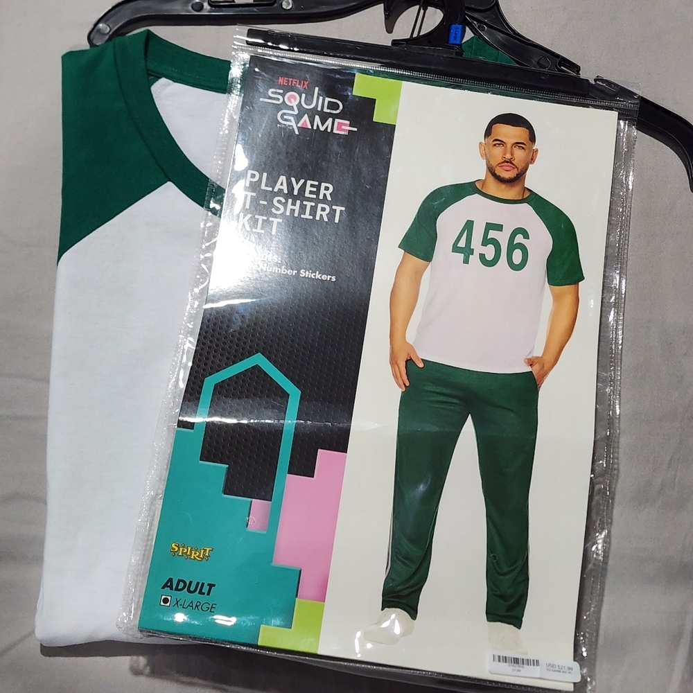 Squid Game Player Halloween T-Shirt Kit